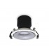 LED Recessed Round Downlight, White/Silver, 40 deg. Beam Angle, 840lm, 5000K, IP20, DRIVER NOT INC. - 2