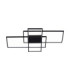 Clea Integrated LED Semi Flush Ceiling Light Sandy Black Dimmable LED 58W 3455lm 2700-3500-5000K CCT Remote Control-1