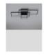 Clea Integrated LED Semi Flush Ceiling Light Sandy Black Dimmable LED 58W 3455lm 2700-3500-5000K CCT Remote Control-3