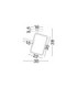 Imar Integrated LED Semi Flush Ceiling Light Sandy Black Gold Triac Dimmable LED 30W 1261lm 3200K-6