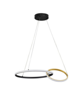 Imar Integrated LED Pendant Ceiling Light Sandy Black Gold Triac Dimmable LED 36W 1620lm 3200K-1