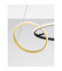 Imar Integrated LED Pendant Ceiling Light Sandy Black Gold Triac Dimmable LED 36W 1620lm 3200K-5