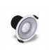 LED Recessed Round Downlight, White/Silver, 40 deg. Beam Angle, 840lm, 5000K, IP20, DRIVER NOT INC. - 4