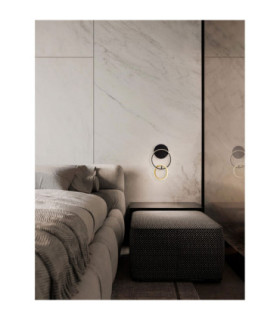 Imar Integrated LED Wall Lamp Sandy Black Gold Triac Dimmable LED 15W 762lm 3200K-2