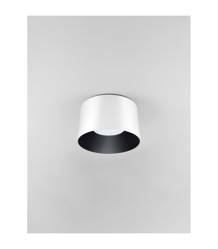 Atil Surface Mounted Downlight Sandy White Black LED 24W 1268lm 3000K-3