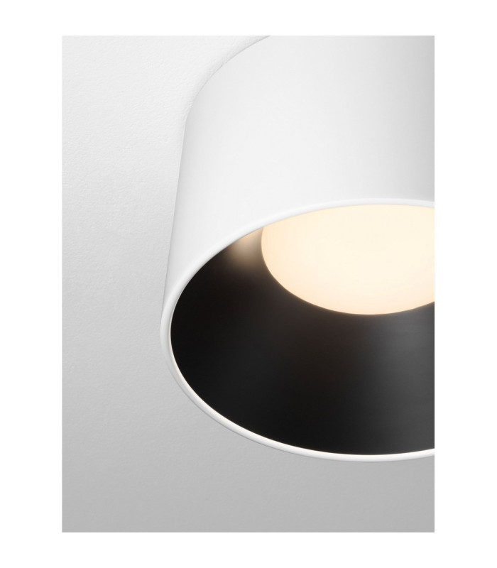 Atil Surface Mounted Downlight Sandy White Black LED 24W 1268lm 3000K-5