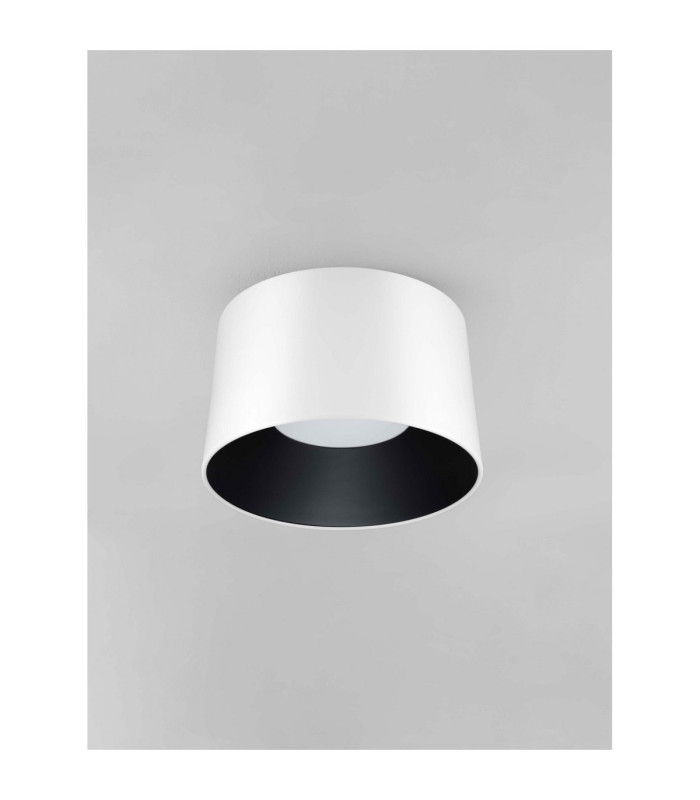 Atil Surface Mounted Downlight Sandy White Black LED 35W 2080lm 3000K-3