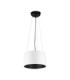 Atil Cylindrical Pendant Ceiling Light Sandy White Black LED 24W 1268lm 3000K-1