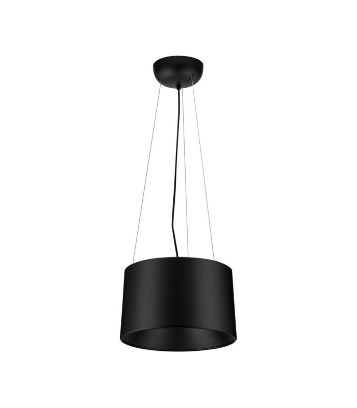 Atil Cylindrical Pendant Ceiling Light Sandy Black LED 24W 1268lm 3000K-1