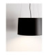 Atil Cylindrical Pendant Ceiling Light Sandy Black LED 24W 1268lm 3000K-2