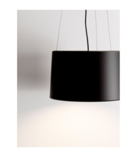 Atil Cylindrical Pendant Ceiling Light Sandy Black LED 24W 1268lm 3000K-2