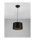 Atil Cylindrical Pendant Ceiling Light Sandy Black LED 24W 1268lm 3000K-4
