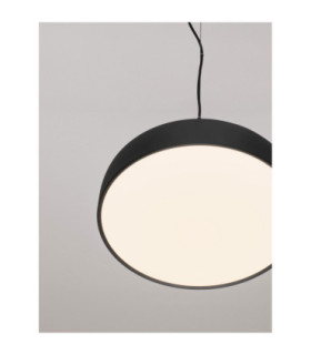 Noelia Dome Pendant Ceiling Light Sandy Black Triac Dimmable LED 27W 1224lm 3000K-2