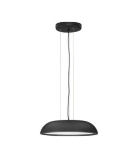 Felicia Dome Pendant Ceiling Light Sandy Black Triac Dimmable LED 25W 1765lm 3000K-1