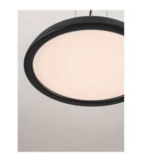 Felicia Dome Pendant Ceiling Light Sandy Black Triac Dimmable LED 25W 1765lm 3000K-2