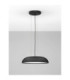 Felicia Dome Pendant Ceiling Light Sandy Black Triac Dimmable LED 25W 1765lm 3000K-3