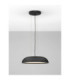 Felicia Dome Pendant Ceiling Light Sandy Black Triac Dimmable LED 25W 1765lm 3000K-4
