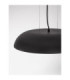 Felicia Dome Pendant Ceiling Light Sandy Black Triac Dimmable LED 25W 1765lm 3000K-5