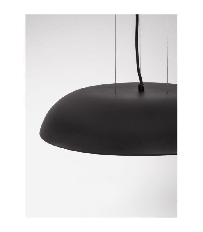 Felicia Dome Pendant Ceiling Light Sandy Black Triac Dimmable LED 25W 1765lm 3000K-5