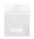 Felicia Dome Pendant Ceiling Light Sandy White Triac Dimmable LED 25W 1765lm 3000K-4