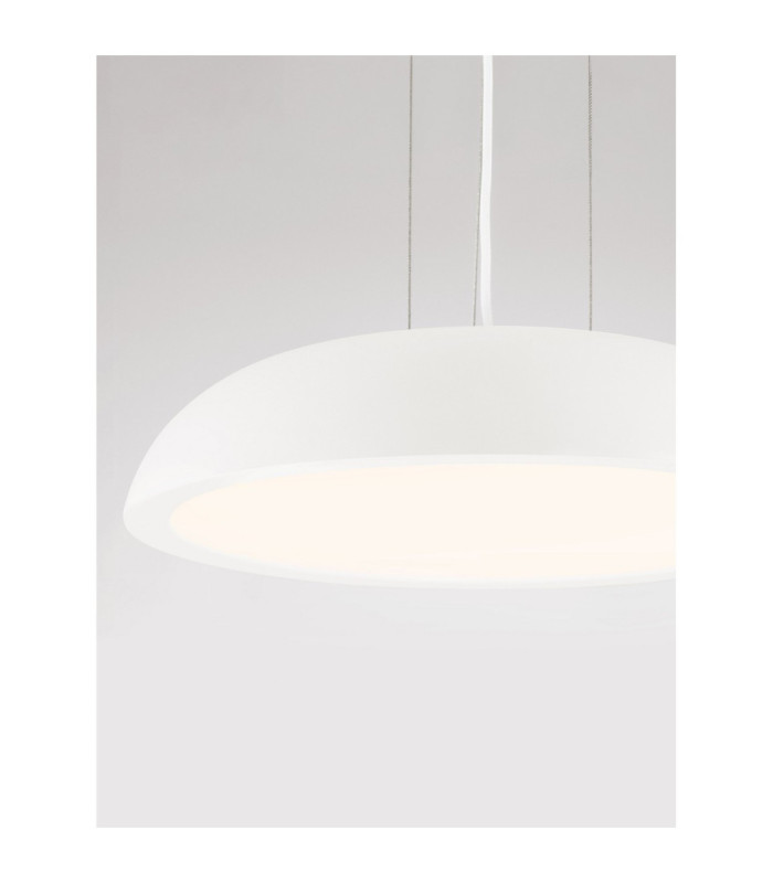 Felicia Dome Pendant Ceiling Light Sandy White Triac Dimmable LED 25W 1765lm 3000K-5