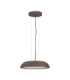 Felicia Dome Pendant Ceiling Light Brown Triac Dimmable LED 25W 1765lm 3000K-1