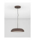 Felicia Dome Pendant Ceiling Light Brown Triac Dimmable LED 25W 1765lm 3000K-4
