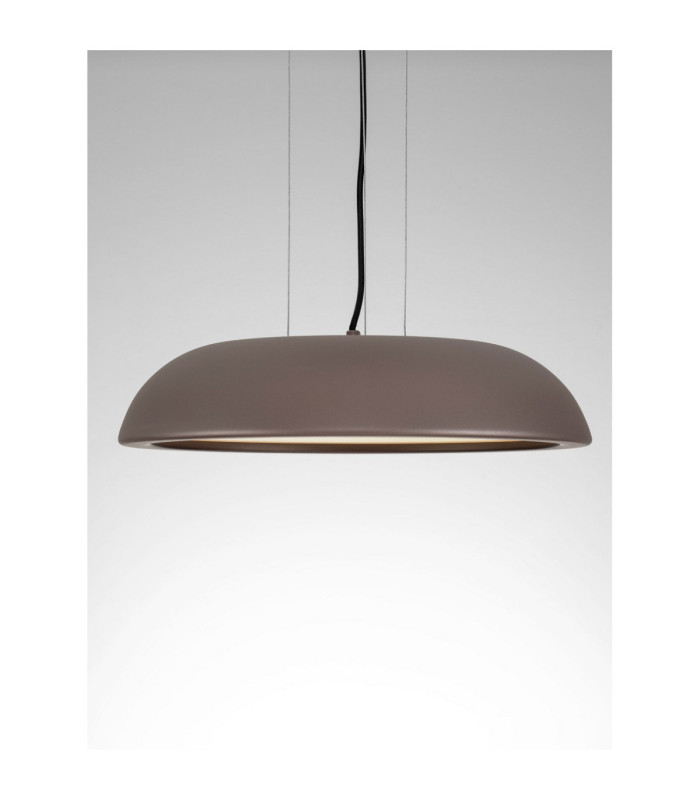 Felicia Dome Pendant Ceiling Light Brown Triac Dimmable LED 25W 1765lm 3000K-5