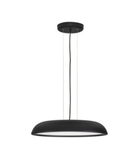 Felicia Dome Pendant Ceiling Light Sandy Black Triac Dimmable LED 44W 3051lm 3000K-1