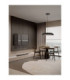 Felicia Dome Pendant Ceiling Light Sandy Black Triac Dimmable LED 44W 3051lm 3000K-2