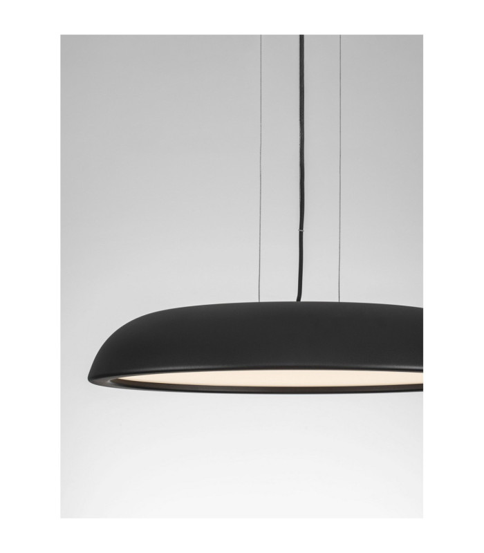 Felicia Dome Pendant Ceiling Light Sandy Black Triac Dimmable LED 44W 3051lm 3000K-7
