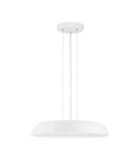 Felicia Dome Pendant Ceiling Light Sandy White Triac Dimmable LED 44W 3051lm 3000K-1