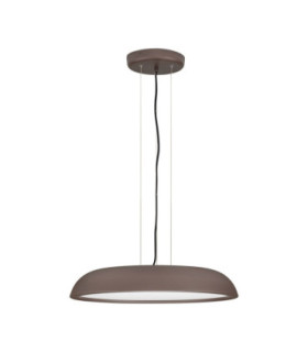 Felicia Dome Pendant Ceiling Light Brown Triac Dimmable LED 44W 3051lm 3000K-1
