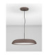 Felicia Dome Pendant Ceiling Light Brown Triac Dimmable LED 44W 3051lm 3000K-3