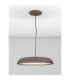 Felicia Dome Pendant Ceiling Light Brown Triac Dimmable LED 44W 3051lm 3000K-4