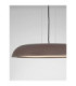 Felicia Dome Pendant Ceiling Light Brown Triac Dimmable LED 44W 3051lm 3000K-6