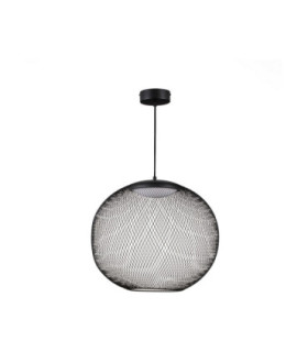 Kinetic Wire Frame Pendant Ceiling Light Matt Black LED 24W 727lm 3000K-1