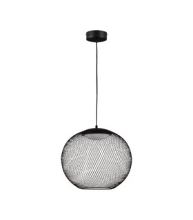 Kinetic Wire Frame Pendant Ceiling Light Matt Black LED 19W 593lm 3000K-1