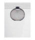 Kinetic Bowl Semi Flush Ceiling Light Matt Black LED 24W 727lm 3000K-3