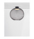 Kinetic Bowl Semi Flush Ceiling Light Matt Black LED 24W 727lm 3000K-4