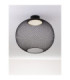 Kinetic Bowl Semi Flush Ceiling Light Matt Black LED 24W 727lm 3000K-6
