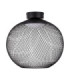 Kinetic Bowl Semi Flush Ceiling Light Matt Black LED 19W 593lm 3000K-1