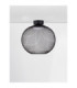 Kinetic Bowl Semi Flush Ceiling Light Matt Black LED 19W 593lm 3000K-3