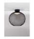 Kinetic Bowl Semi Flush Ceiling Light Matt Black LED 19W 593lm 3000K-4