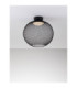 Kinetic Bowl Semi Flush Ceiling Light Matt Black LED 19W 593lm 3000K-6