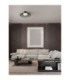 Brume Bowl Semi Flush Ceiling Light Matt Black Opal LED 13W 679lm 3000K-2