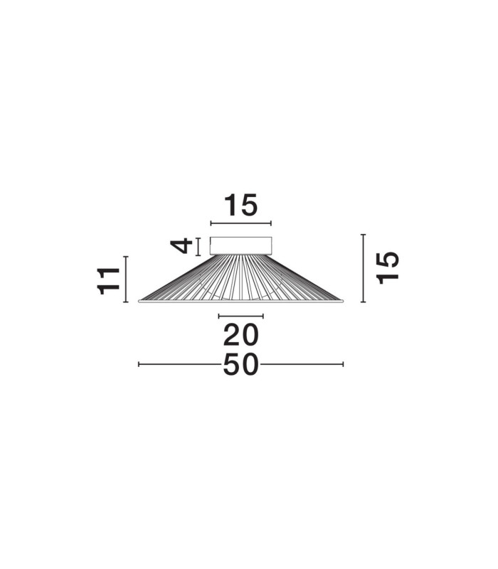 Brume Bowl Semi Flush Ceiling Light Matt Black Opal LED 13W 679lm 3000K-6