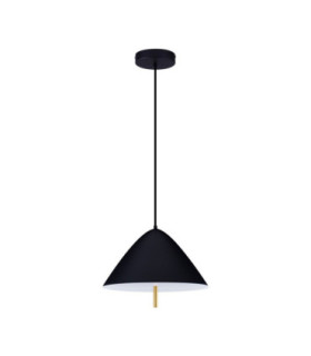 Oros Dome Pendant Ceiling Light Sandy Black LED 17W 917lm 3000K-1