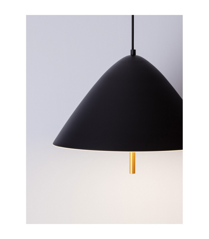 Oros Dome Pendant Ceiling Light Sandy Black LED 17W 917lm 3000K-5