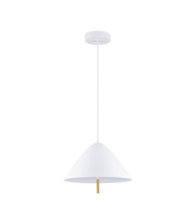 Oros Dome Pendant Ceiling Light White LED 17W 917lm 3000K-1